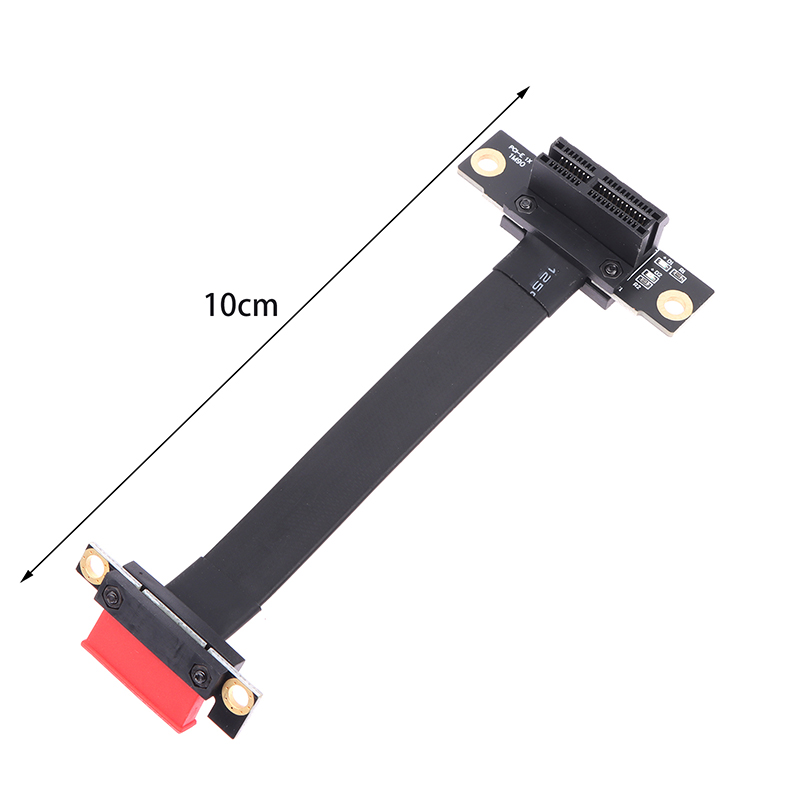 PCI-E 3.0 1X Riser Cable Dual 90 Degree Right Angle PCIe 3.0 X1 To X1 ...