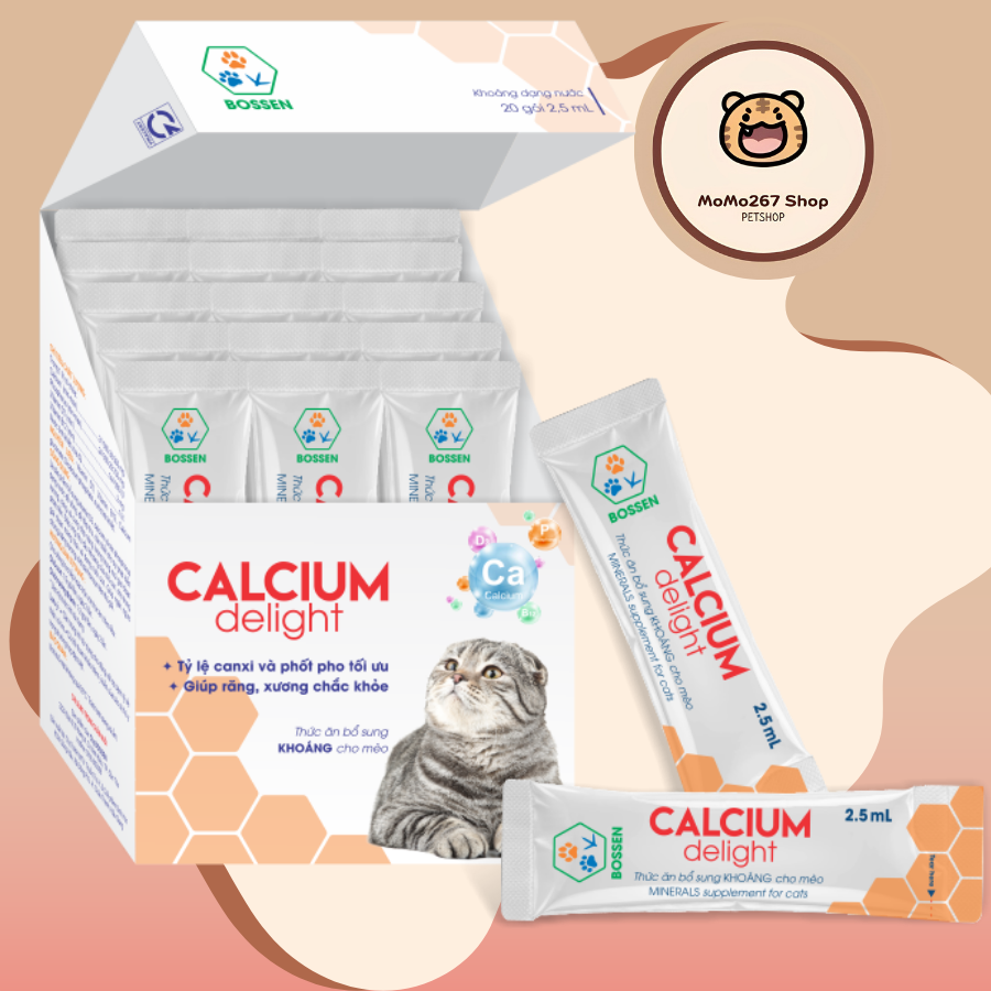 Bổ sung CANXI cho chó mèo CALCIUM DELIGHT 4ml