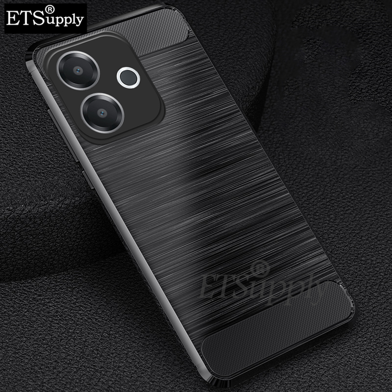 For OPPO A5 Pro Case Carbon Fiber Soft TPU Silicone Anti-fingerprint Shockproof Business Protection For OPPO A5 Pro.