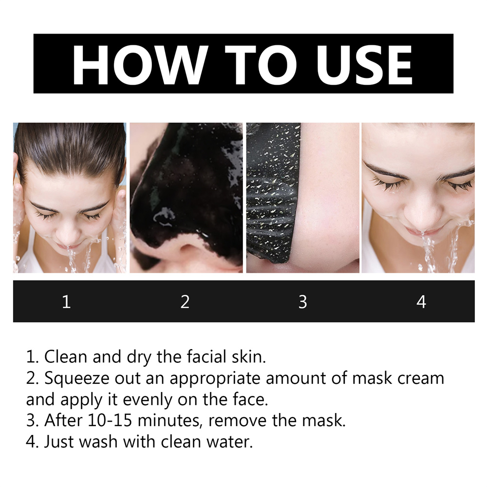 B-fdikou eelhoe thu nhỏ lỗ chân lông mặt nạ đen 50ml