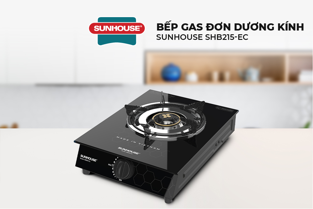 Bếp gas đơn SUNHOUSE SHB215-EC
