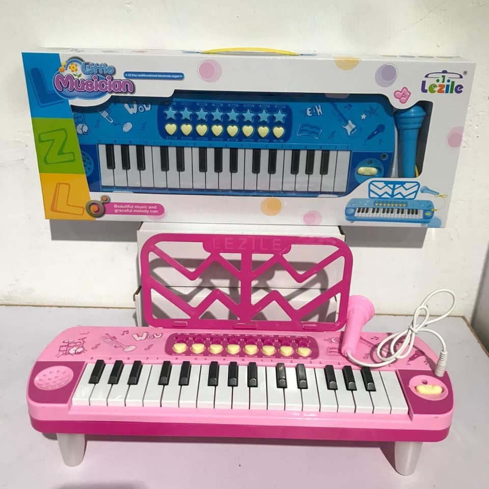 Đàn piano cho bé kèm mic đồ chơi có nhạc