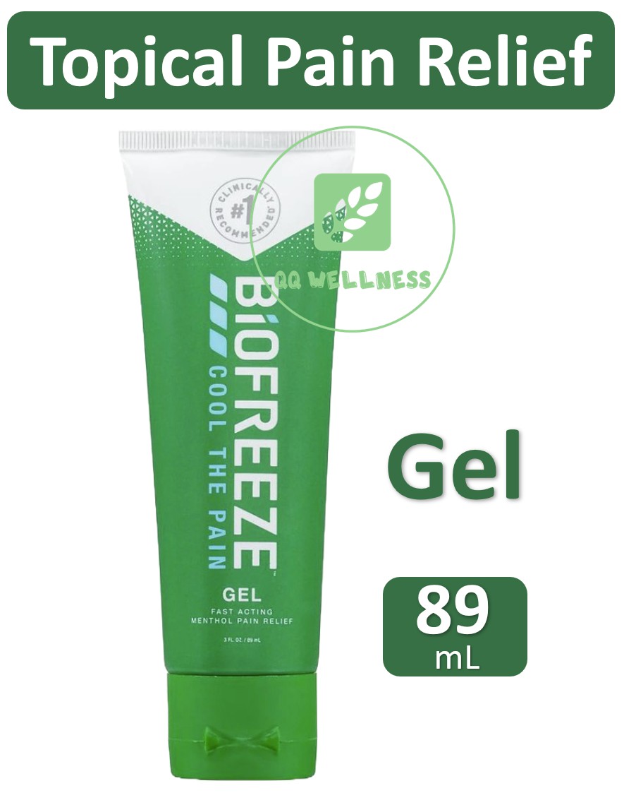 👍[Authorized] Biofreeze Menthol Pain Relieving Gel 89mL Fast Acting