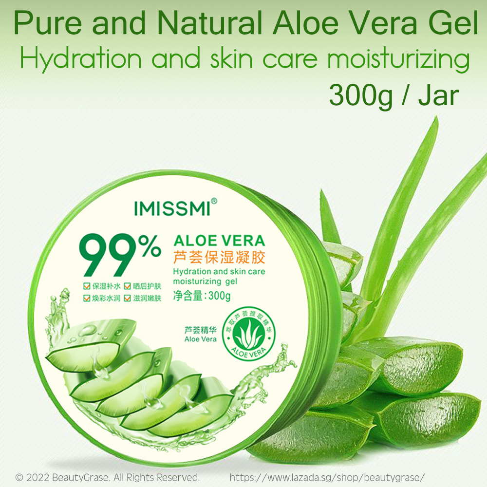 IMISSMI 99 Aloe Vera Soothing and Moisture Gel 300g Jar Skin