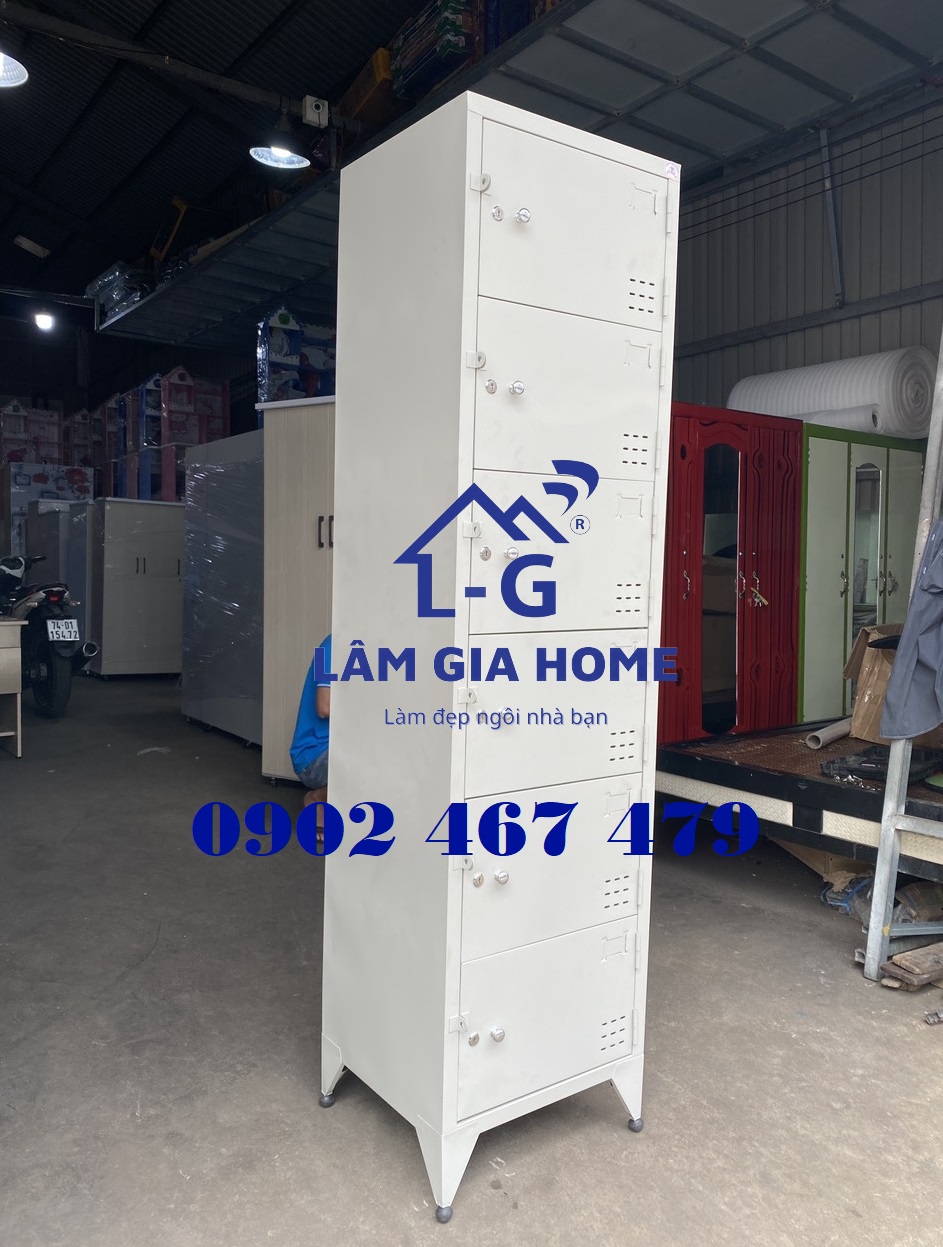 TỦ SẮT LOCKER 6 TẦNG - GIAO NHANH 2H - MỚI 100%