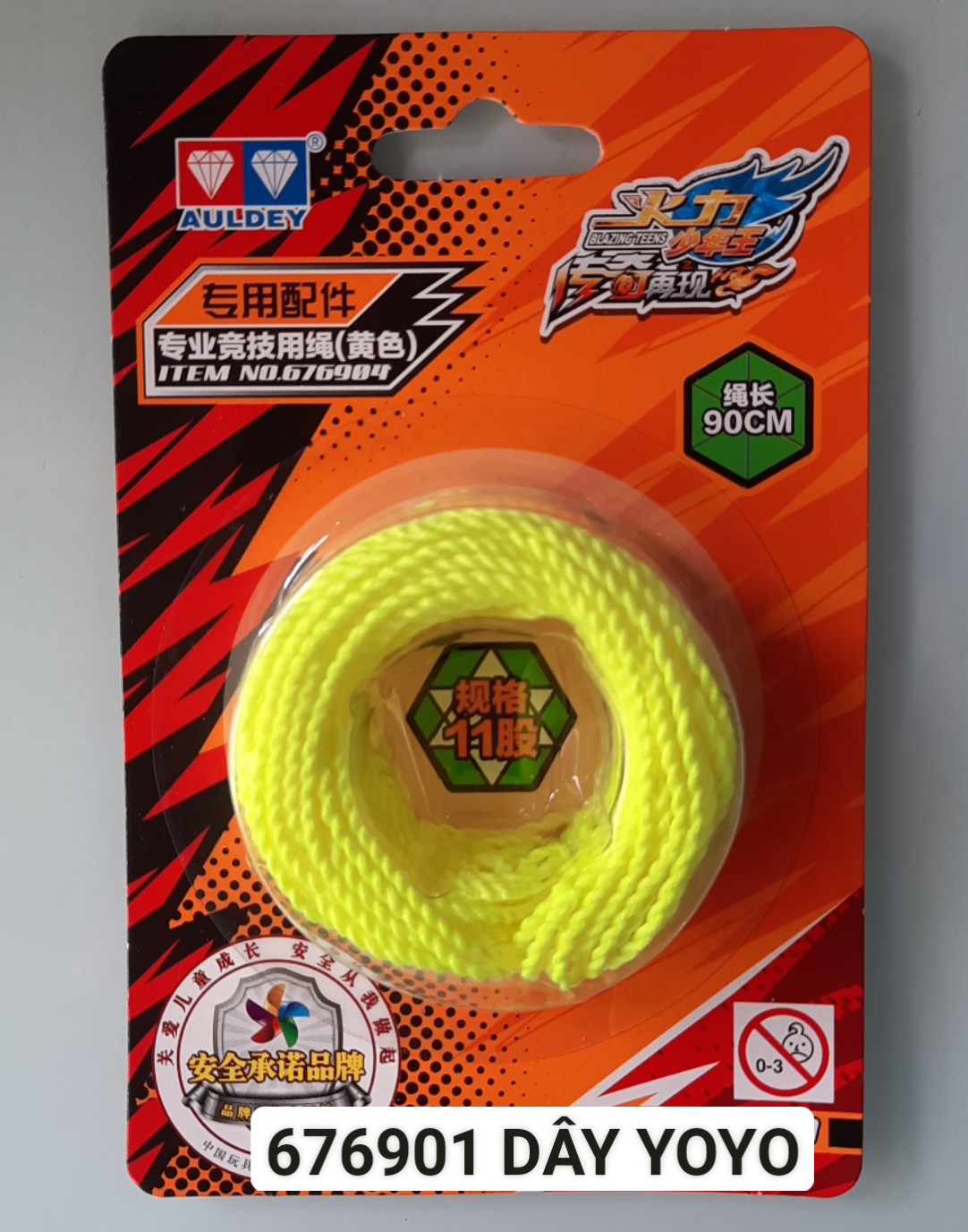 Phụ kiện dành cho yoyo - dây chơi yoyo chính hãng auldey 676901 - 10 dây xanh