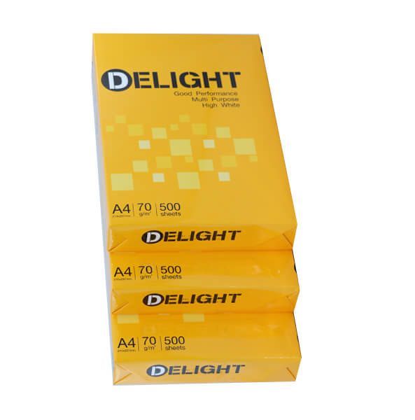 Giấy photocopy Delight A4 70gsm / A3 70gsm (Ream 500 tờ)