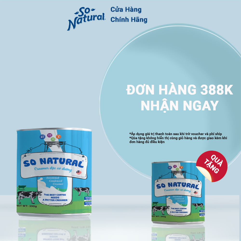 So Natural-Sữa đặc có đường Xuất xứ Malaysia Bổ sung Vitamin B1,D3 thumbnail
