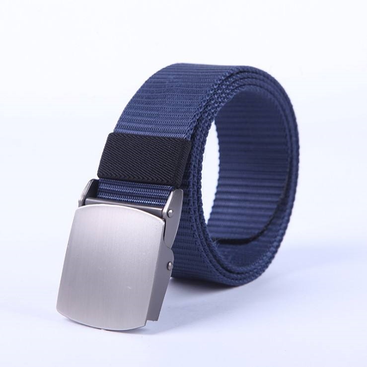 Men's and women's push-type stainless steel belt buckle head youth canvas belt automatic buckle tactical belt buckle belt accessories