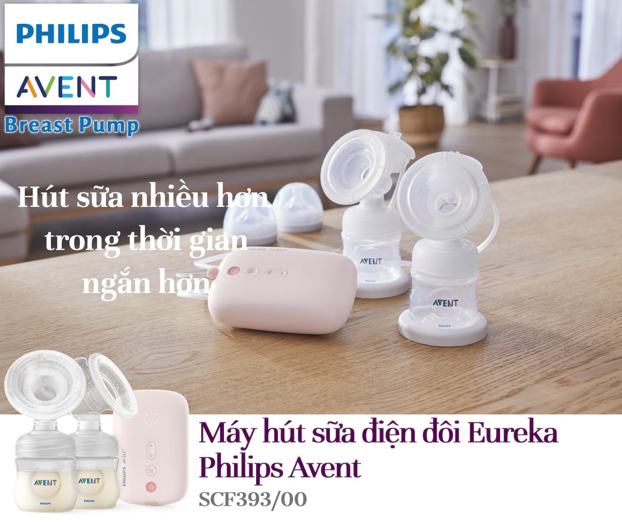Philips Avent Eureka Breast Pump SCF393/11