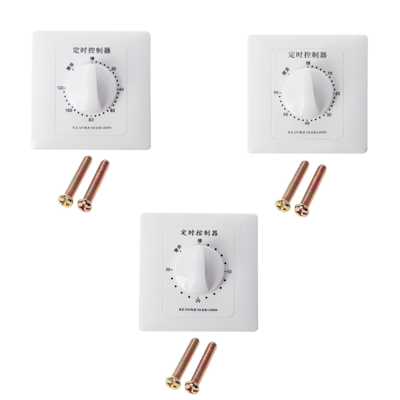 【New arrival 】 Time Switch Light Switch Sockets Countdown Timer 220V Switch Digital Timer Control Switch Socket Cover Plate Home