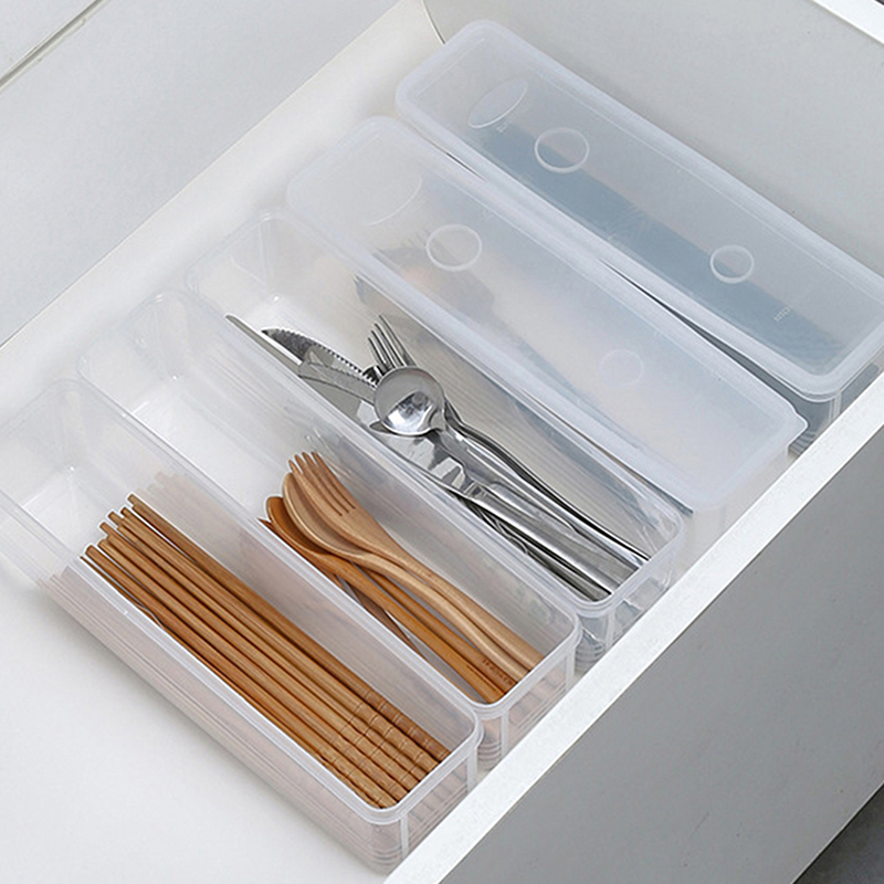 Fresh Box Noodle Plastic Food Preservation Sealed Box Rectangle Fruit Container Refrigerator Storage Kitchen Supply Home Tool. 