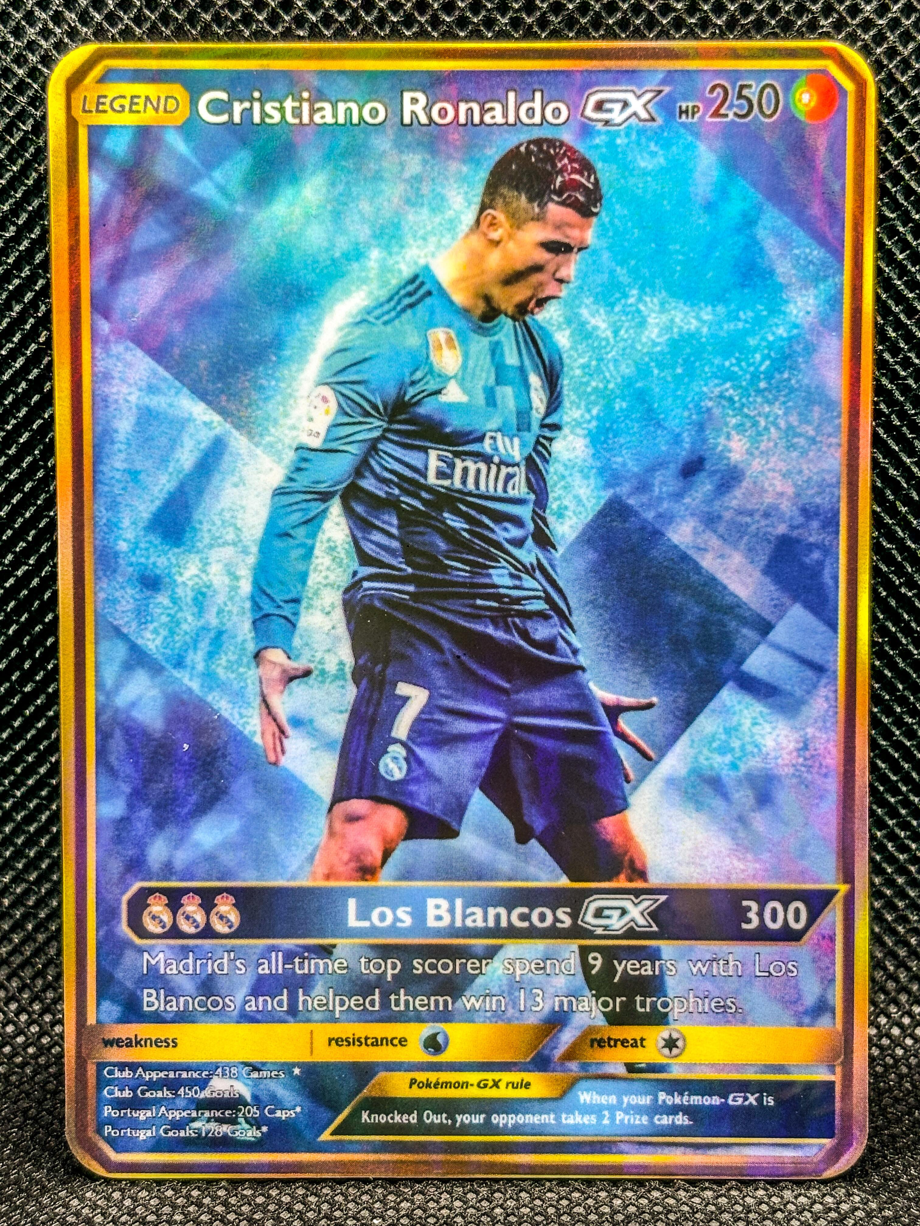 ronaldo pokemon card Real Madrid - Cristiano Ronaldo GX Pokemon Card (Legend)