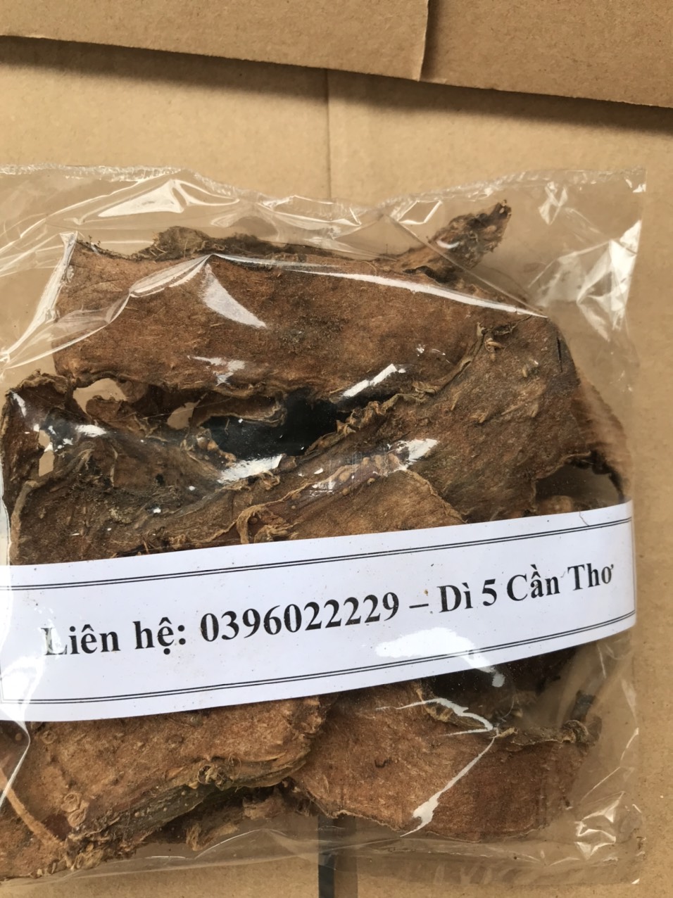 Củ mướp gai phơi khô 1 ký sạch đẹp