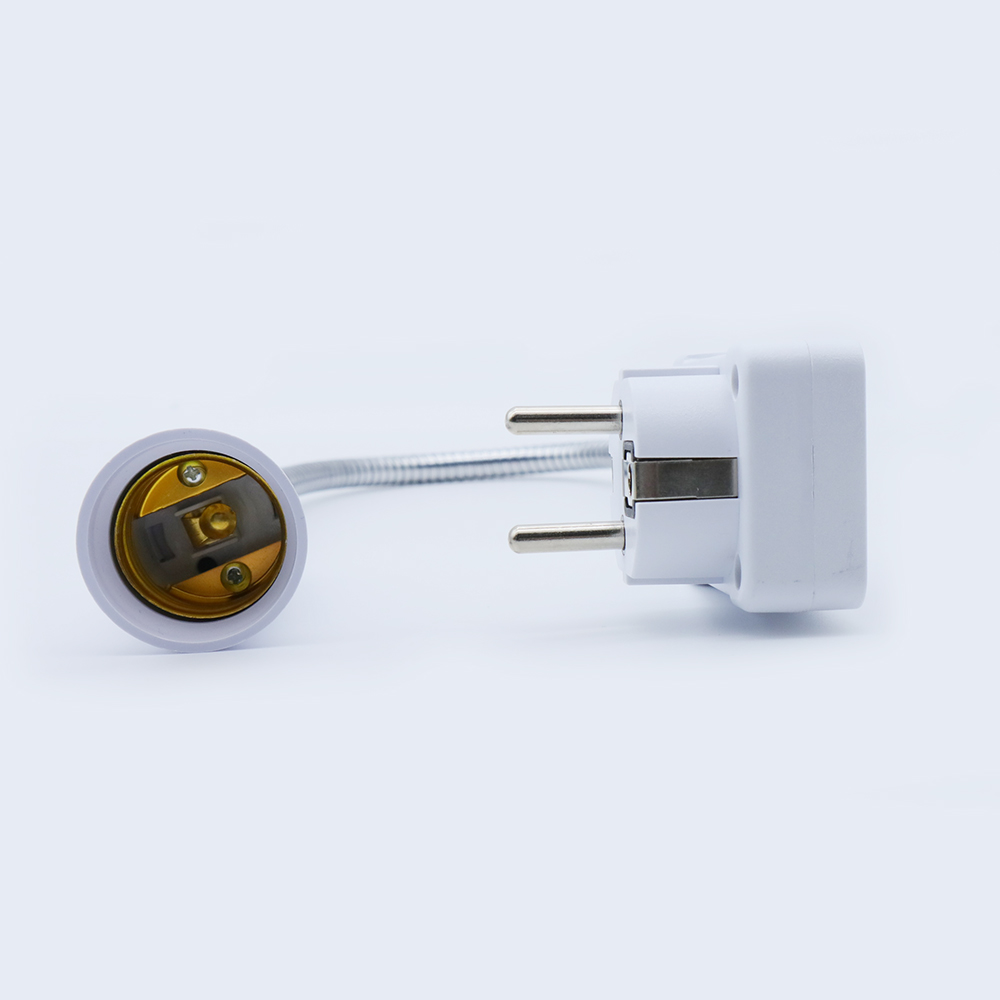 【Folio & Light】Us/eu Plug Flexible E27 Lamp Holder With On/off Switch ...