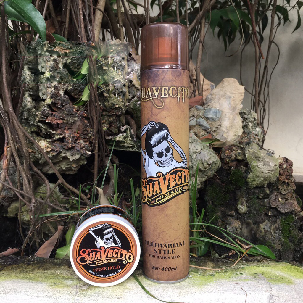 COMBO Gôm + Sáp Vuốt Tóc SUAVECITO - Giữ Nếp Siêu Mạnh - 420ml, 113gram