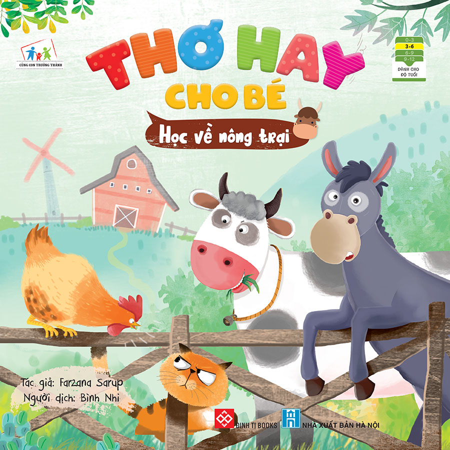 Thơ hay cho bé học về nông trại