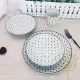 LOVERA x Awasaka Japan Black and White Modern 4 Piece Dinnerware Set. 