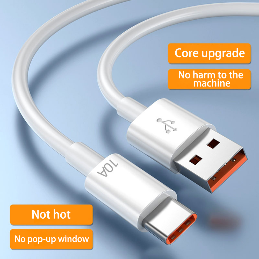 2m cáp dữ liệu USB Loại-C cáp 120W Cáp sạc nhanh cho Xiaomi Oppo điện thoại di động Samsung điện thoại