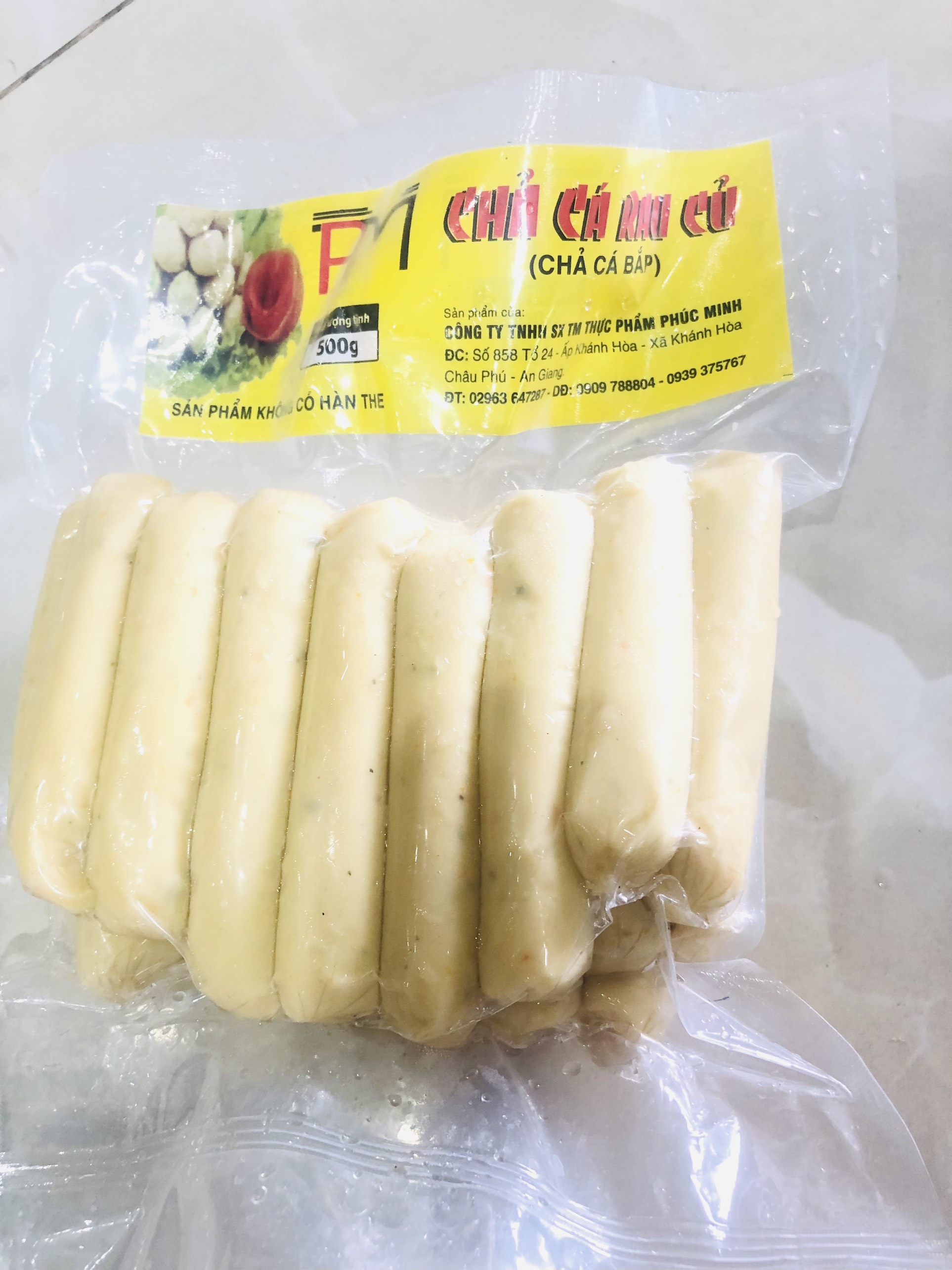200gr  chả cá bắp phúc minh thơm ngon