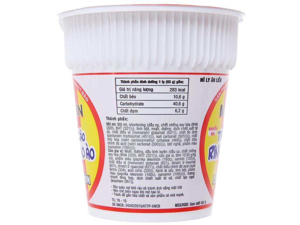Mì Modern Lẩu Thái Tôm Ly 65g