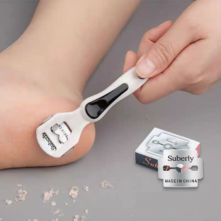 Chà gót chân hộp kim loại Suberly