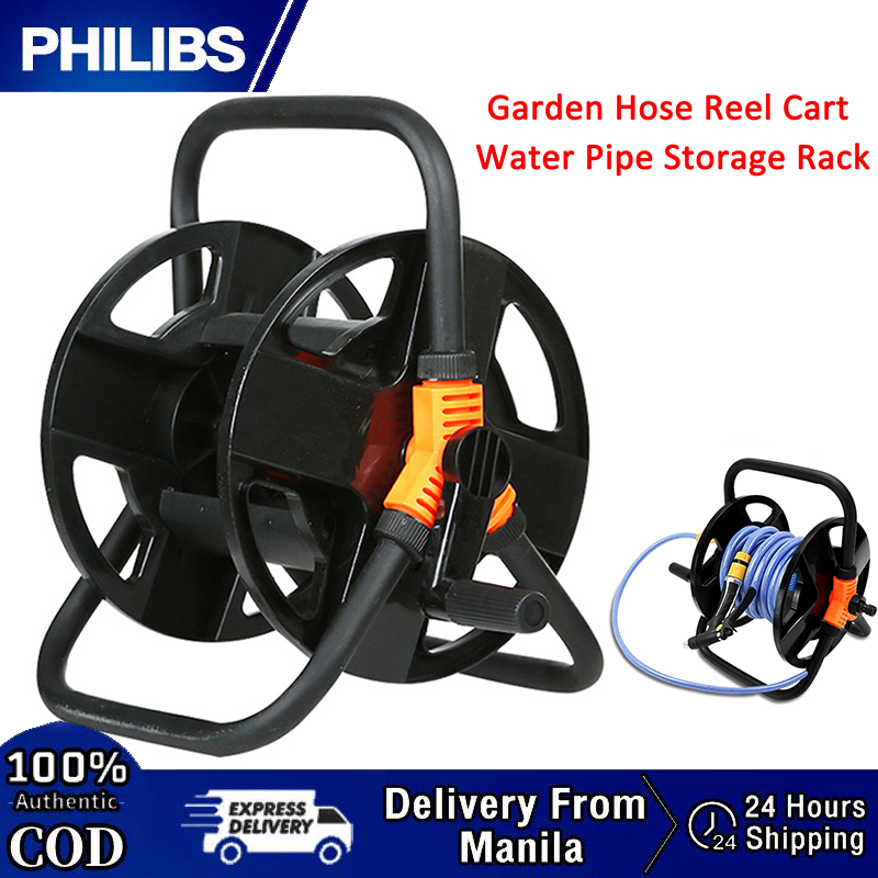 Philibs Original Garden Hose Reel Cart Water Pipe Storage Rack