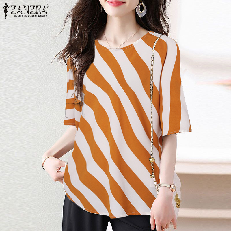 %E3%80%90Customer%20favorite%E3%80%91%20ZANZEA%20Korean%20Style%20Women's%20Blouse%20Summer%20Elegant%20Casual%20Batwing%20Sleeve%20Round%20Neck%20Stripe%20Top%20Pullover%20-%20Image%202