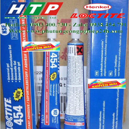 Thông tin kỹ thuật keo loctite 454 - 20gr