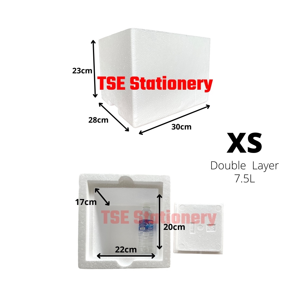 卐 Polyfoam Box Polystyrene Kotak Kabus Putih Styrofoam Ice Box/ Cooler