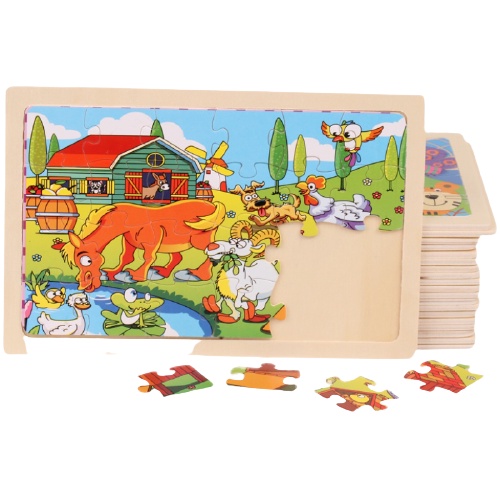 Tranh ghép hình cho bé 9 đến 1000 mảnh ghép gỗ xếp hình - Đồ chơi gỗ giáo dục thông minh BABY MAX