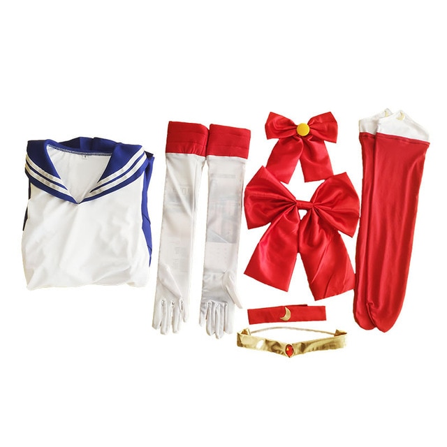Cosplay Anime Halloween Costumes Sailor Moon Female Dress for Adults