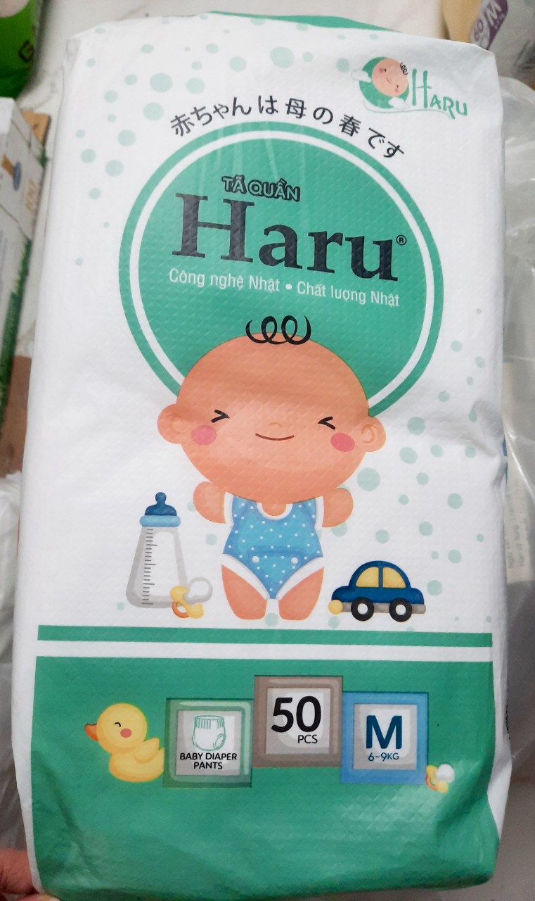 Tã/Bỉm HARU xuất Nhật quần size M50