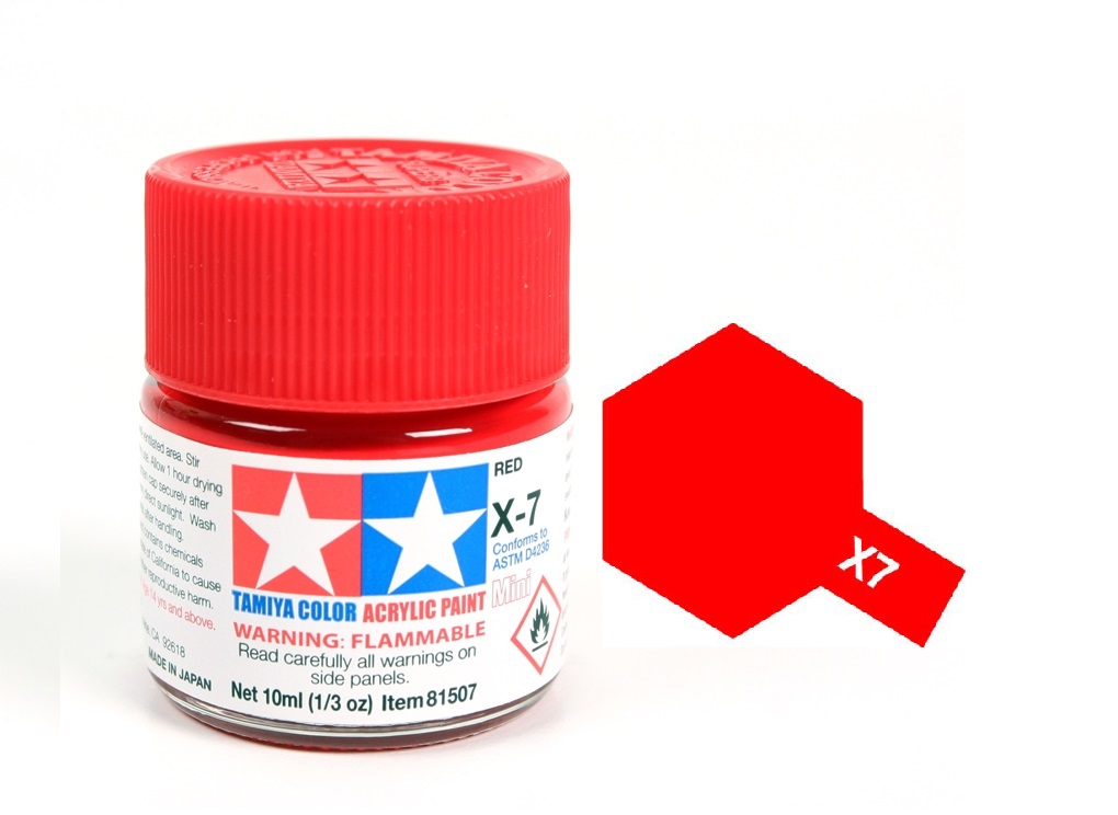 Acrylic mini ( X1 ~ X21) sơn mô hình gốc nước 10ML Tamiya
