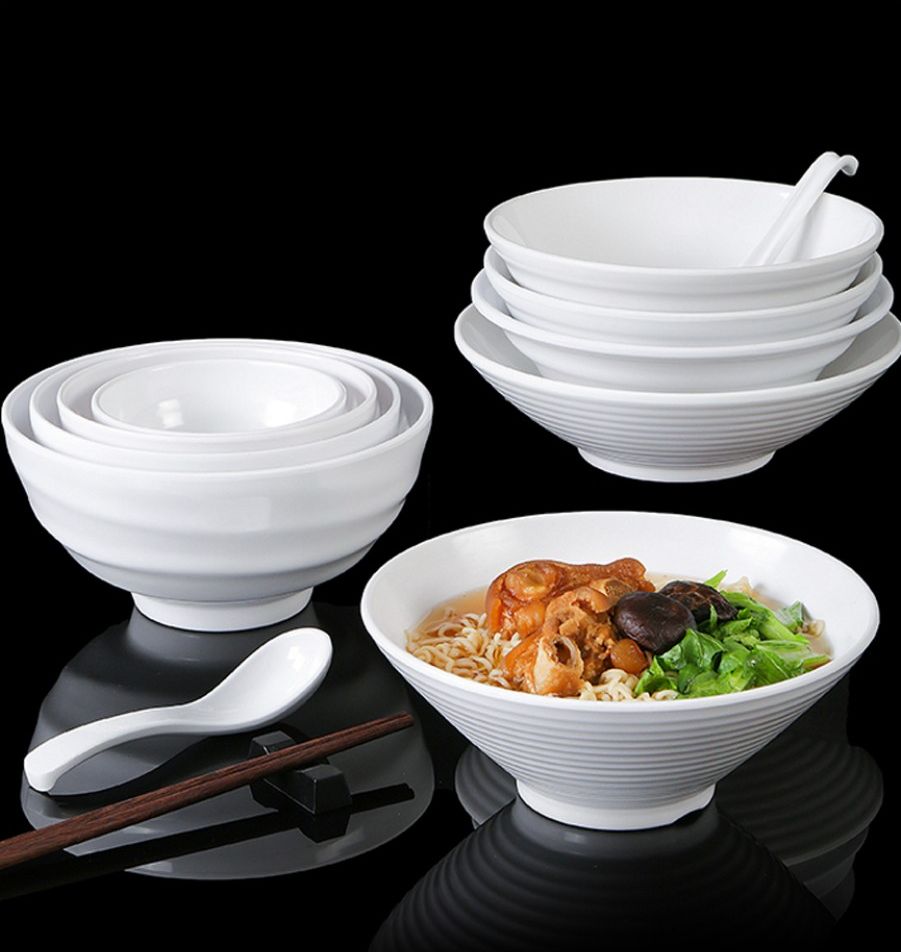 Tô Phở , Bát Mì Kiểu Nhật Màu Trắng Cao Cấp Size Lớn 20