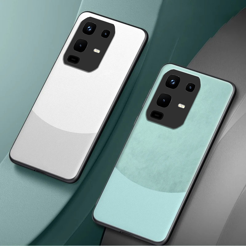 New Phone case infinix Note 50S 50X Back cover 360 Degrees Protection Leather Soft Border Anti-fingerprint Color Blocking Design For infinix Note50 X 50 S case. 