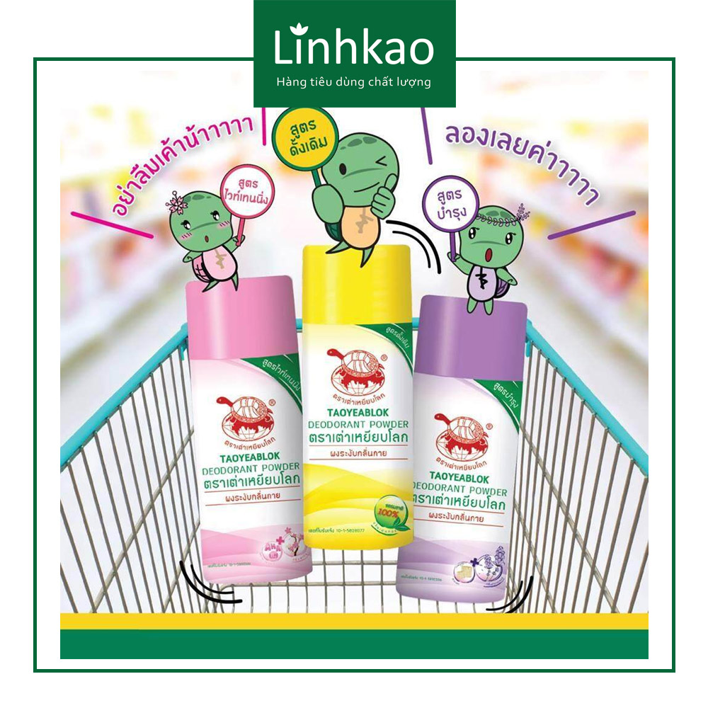 Phấn thơm khử mùi Con rùa Taoyeablok 22g