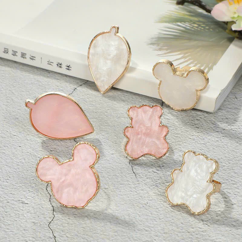 Nhẫn pha sơn, đựng sơn chụp ảnh trang trí tay nail