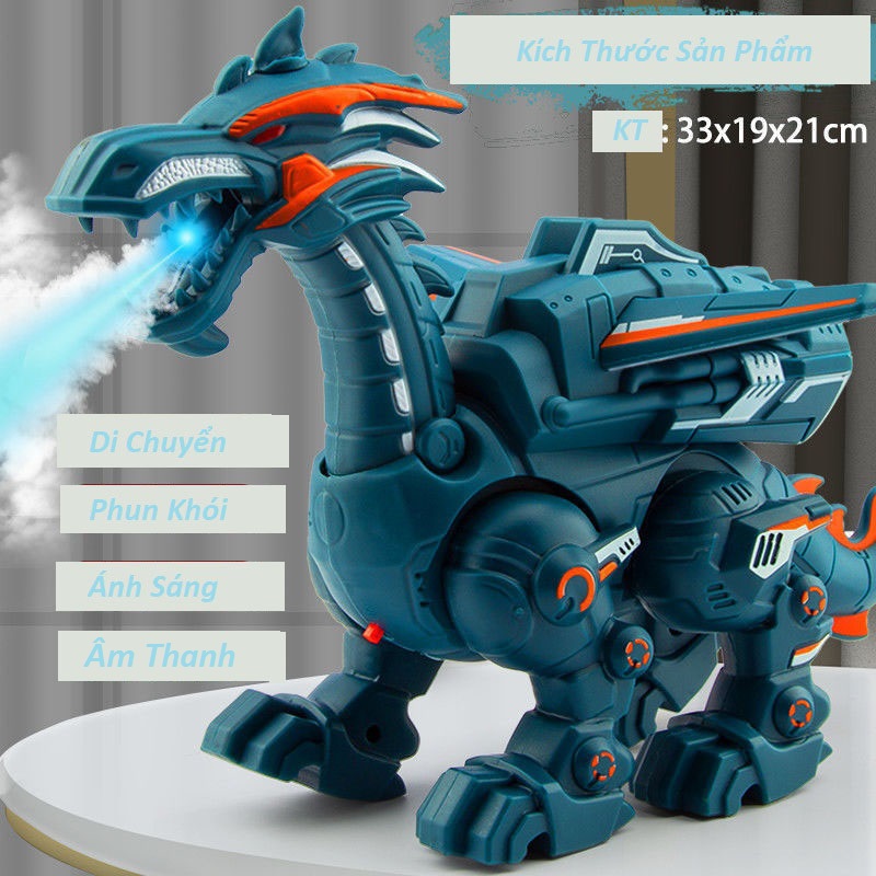 Đồ chơi Robot khủng long (Phun Khói - Cỡ Lớn) cho bé
