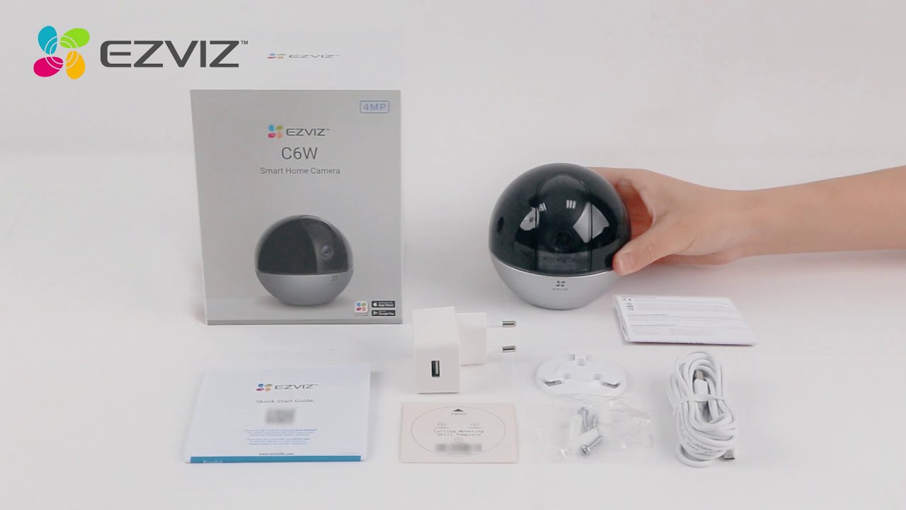 Camera IP Wifi 4MP EZVIZ C6W quay quét 360 độ
