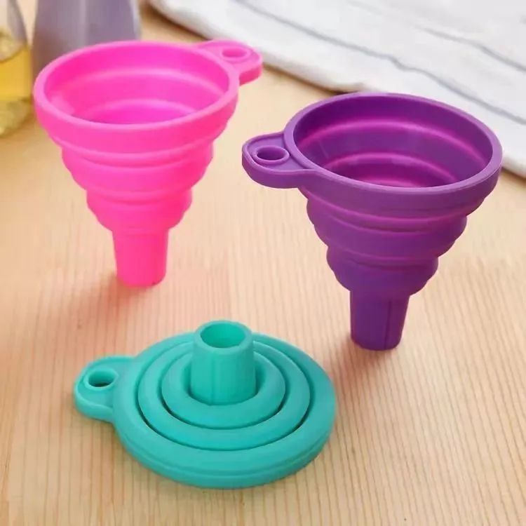 Phễu Gấp Gọn Mini Silicon Đa Năng, Chịu Nhiệt