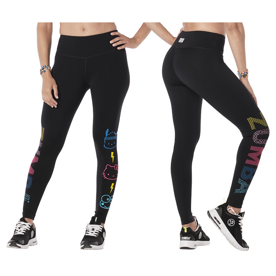 Mới quần legging zumba x hello kitty zumba wear z1b00 0144