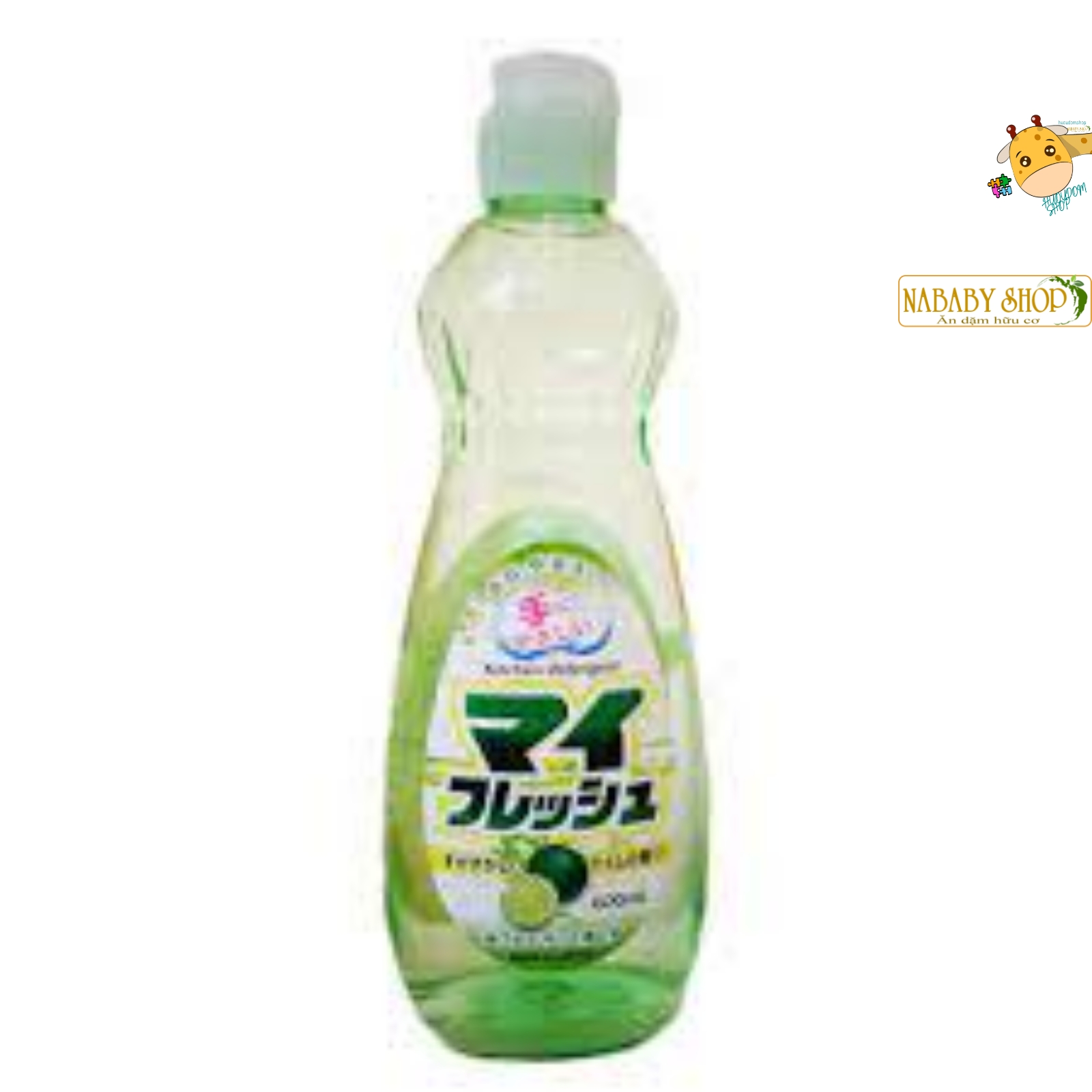 Nước rửa chén Rocket Hữu Cơ Nhật Bản 600ml, nước rửa chén thơm mát