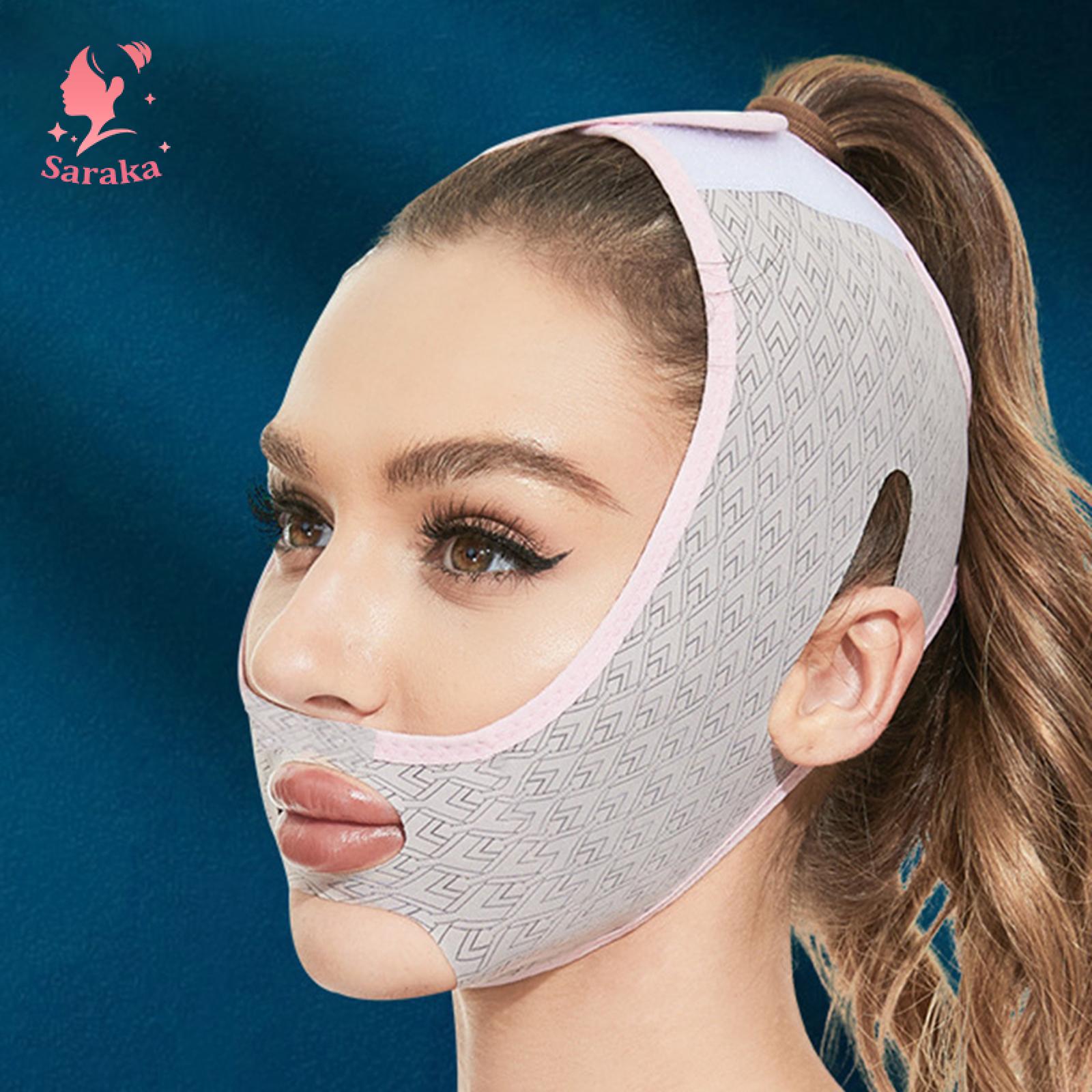 Saraka V Line Mask Relaxation Lift up Belt Comfortable Reusable V Line Lifting Mask