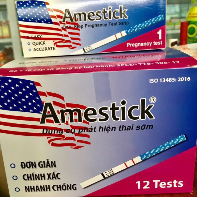Combo 5 Que Thử Thai Amestick Chính hãng