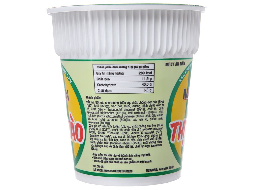 Mì Modern Thịt Xào Ly 65g