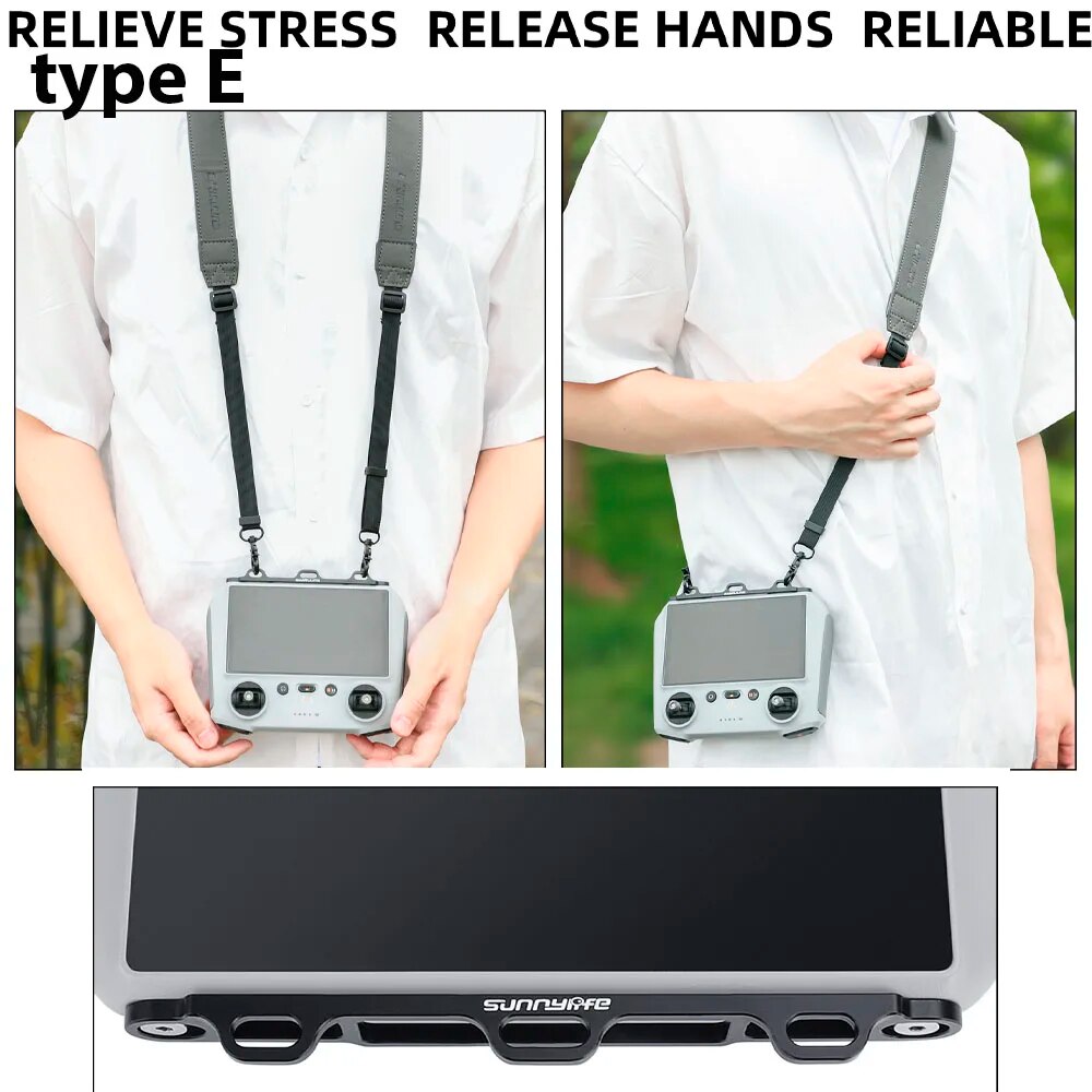 Dây cho DJI RC/RC 2/RC Pro/Bộ điều khiển thông minh dây đeo cổ có thể điều chỉnh cho mini 3 Pro/không khí 2/không khí 2S/Mavic 3 Pro/không khí 3/mini 4 Pro