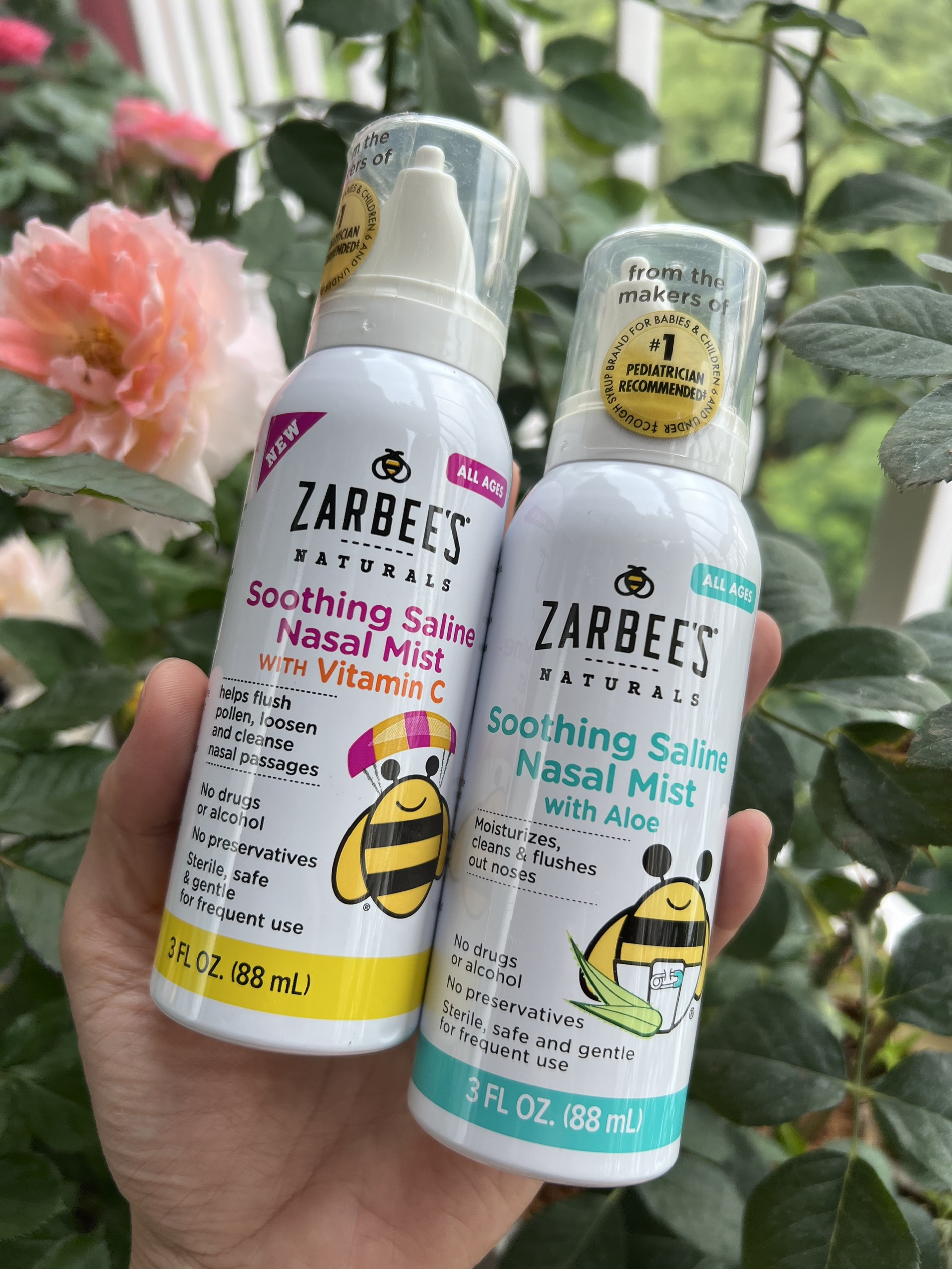 [Hàng nội địa Mỹ] Xịt mũi lô hội đẩy đờm Zarbee's (cho bé từ 0 tháng tuổi)