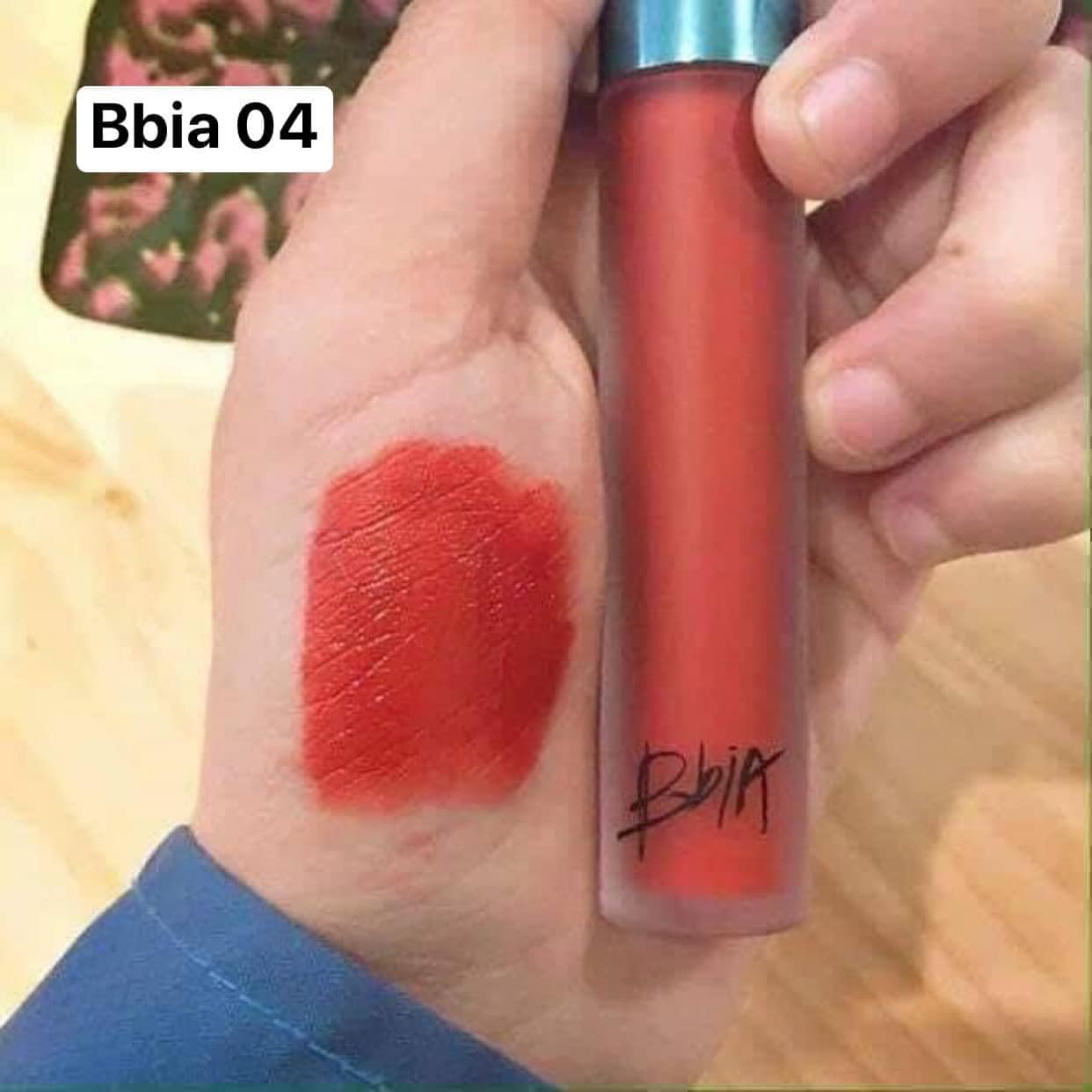 Son kem Bbia 04 đỏ cam gạch