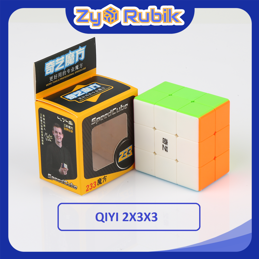 Rubik biến thể qiyi 2x3x3 stickerless - rubic biến thể 2x3x3 stickerless - zyo rubik